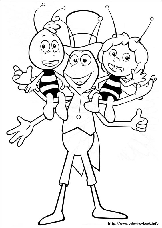 Maya the Bee coloring picture